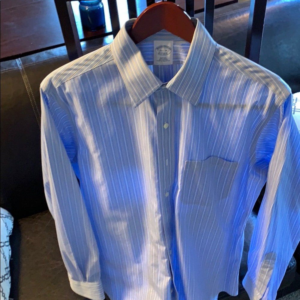 Brook Brothers Dress Shirt 15 1/2 x 34